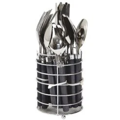 Bo-Camp Bestekset In Mandje 6-persoons 24-delig