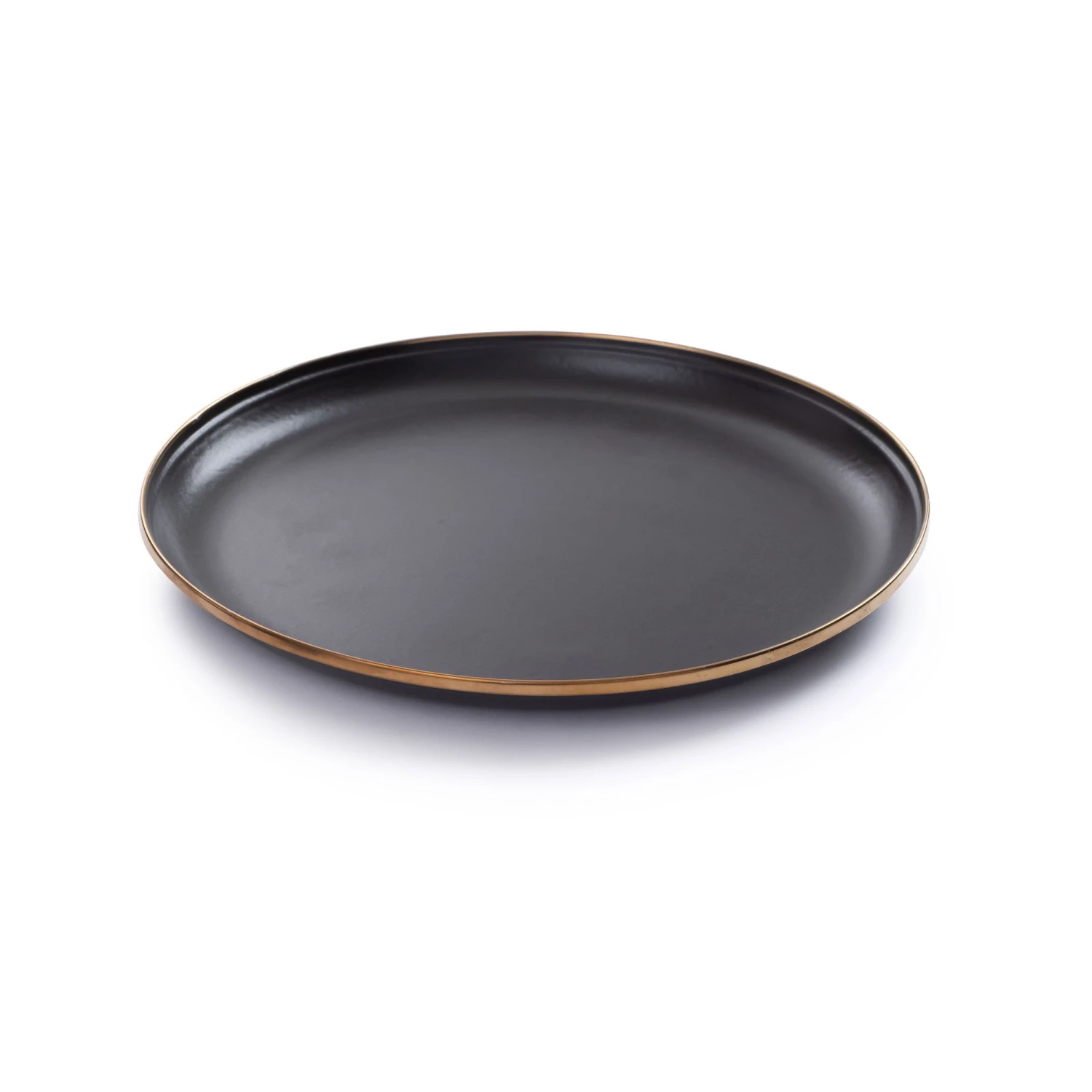 Barebones Emaille plat bord ø 280 mm charcoal 2-pack Barebones Emaille Plat Bord ø 280 Mm Charcoal 2-pack -Buiten Kamperen Winkel 107142 990 02