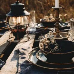 Barebones Emaille Plat Bord ø 280 Mm Charcoal 2-pack 4 Barebones Emaille Plat Bord ø 280 Mm Charcoal 2-pack -Buiten Kamperen Winkel 107142 990 03