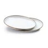 Barebones Emaille Plat Bord ø 280 Mm Eggshell 2-pack
