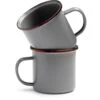 Barebones Emaille Mok 473 Ml Grey 2-pack 1 Barebones Emaille Mok 473 Ml Grey 2-pack -Buiten Kamperen Winkel 107145 900 01 1