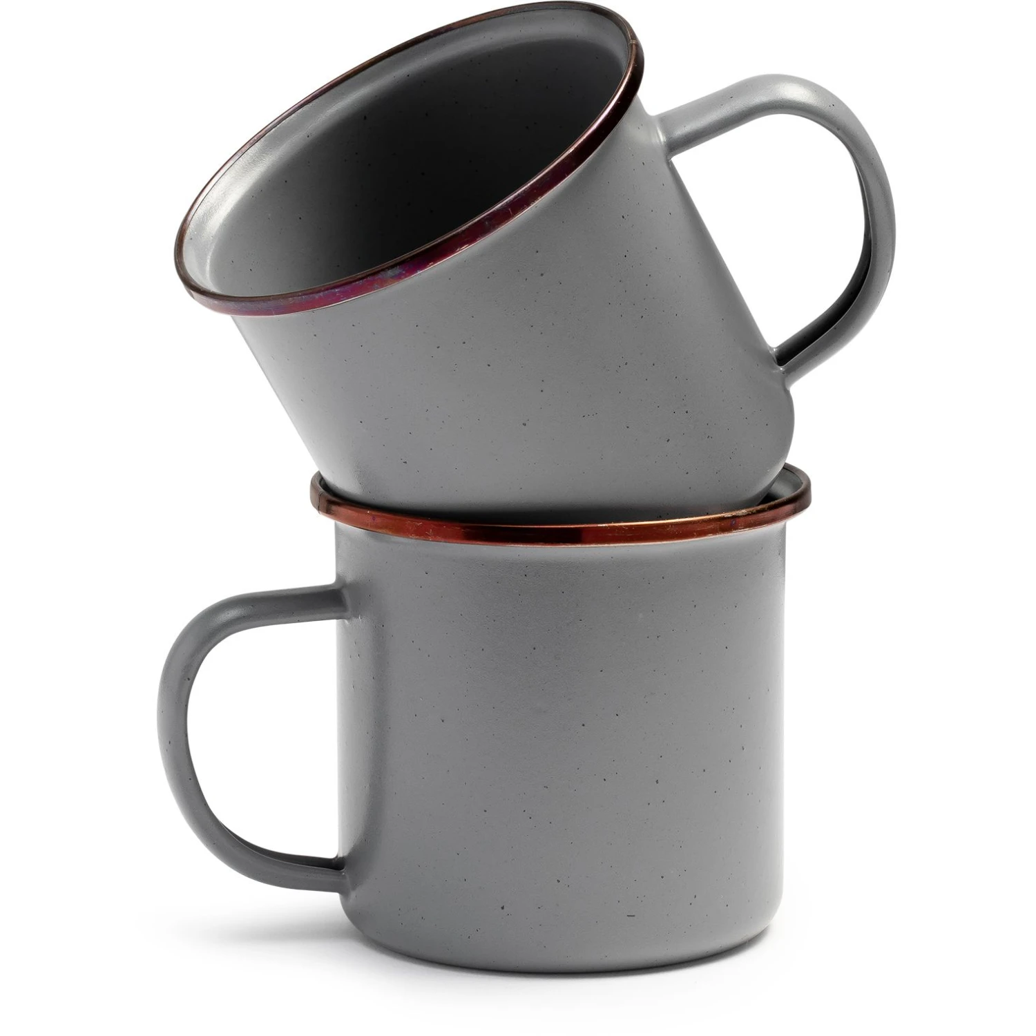 Barebones Emaille mok 473 ml grey 2-pack Barebones Emaille Mok 473 Ml Grey 2-pack -Buiten Kamperen Winkel 107145 900 01 1