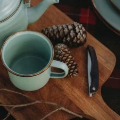 Barebones Emaille Mok 473 Ml Mint 2-pack -Buiten Kamperen Winkel 107148 300 04