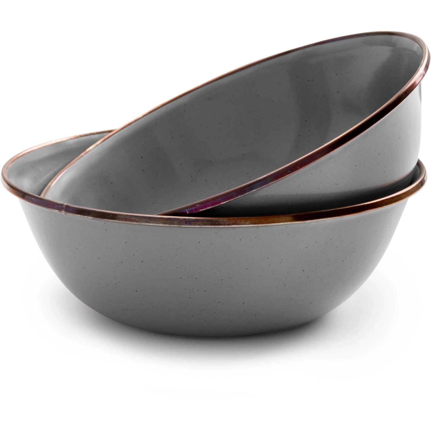 Barebones Emaille schaal grey 2-pack Barebones Emaille Schaal Grey 2-pack -Buiten Kamperen Winkel 107155 900 01 1