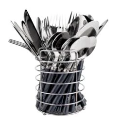 Bardani Bestekset Met Draadmand 24-delig