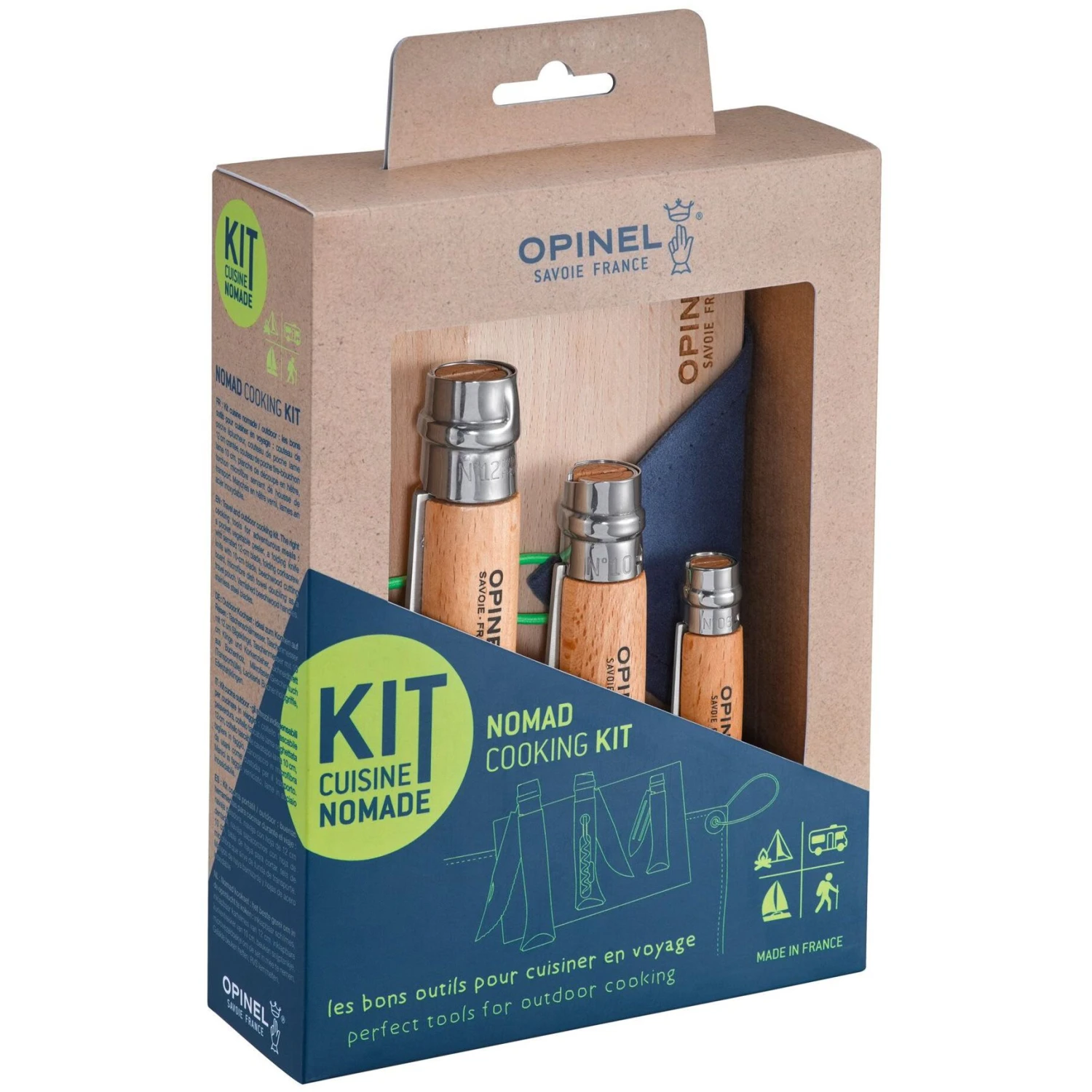 Opinel Nomade Keukenset 5-delig Opinel Nomade Keukenset 5-delig -Buiten Kamperen Winkel 108517 016 01