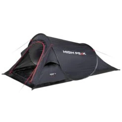 High PeakCampo Pop Up Tent Black