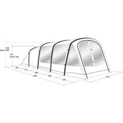 Outwell Parkdale 4PA Opblaasbare Tent -Buiten Kamperen Winkel 111991 300 10 1