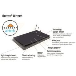 Outwell Wood Lake 6ATC Opblaasbare Tent 9 Outwell Wood Lake 6ATC Opblaasbare Tent -Buiten Kamperen Winkel 111994 200 08 1