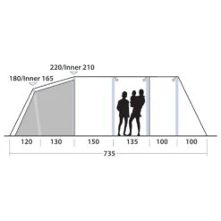 Outwell Wood Lake 6ATC Opblaasbare Tent 12 Outwell Wood Lake 6ATC Opblaasbare Tent -Buiten Kamperen Winkel 111994 200 11 1