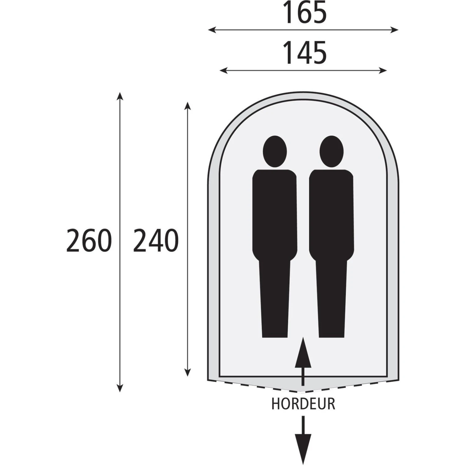 Safarica Cycloon M pop up tent dark shadow Safarica Cycloon M Pop Up Tent Dark Shadow -Buiten Kamperen Winkel 112099 900 03 2