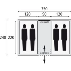Bardani Amigo 350 Vis-a-vis Tent 5 Bardani Amigo 350 Vis-a-vis Tent -Buiten Kamperen Winkel 112128 900 04 2