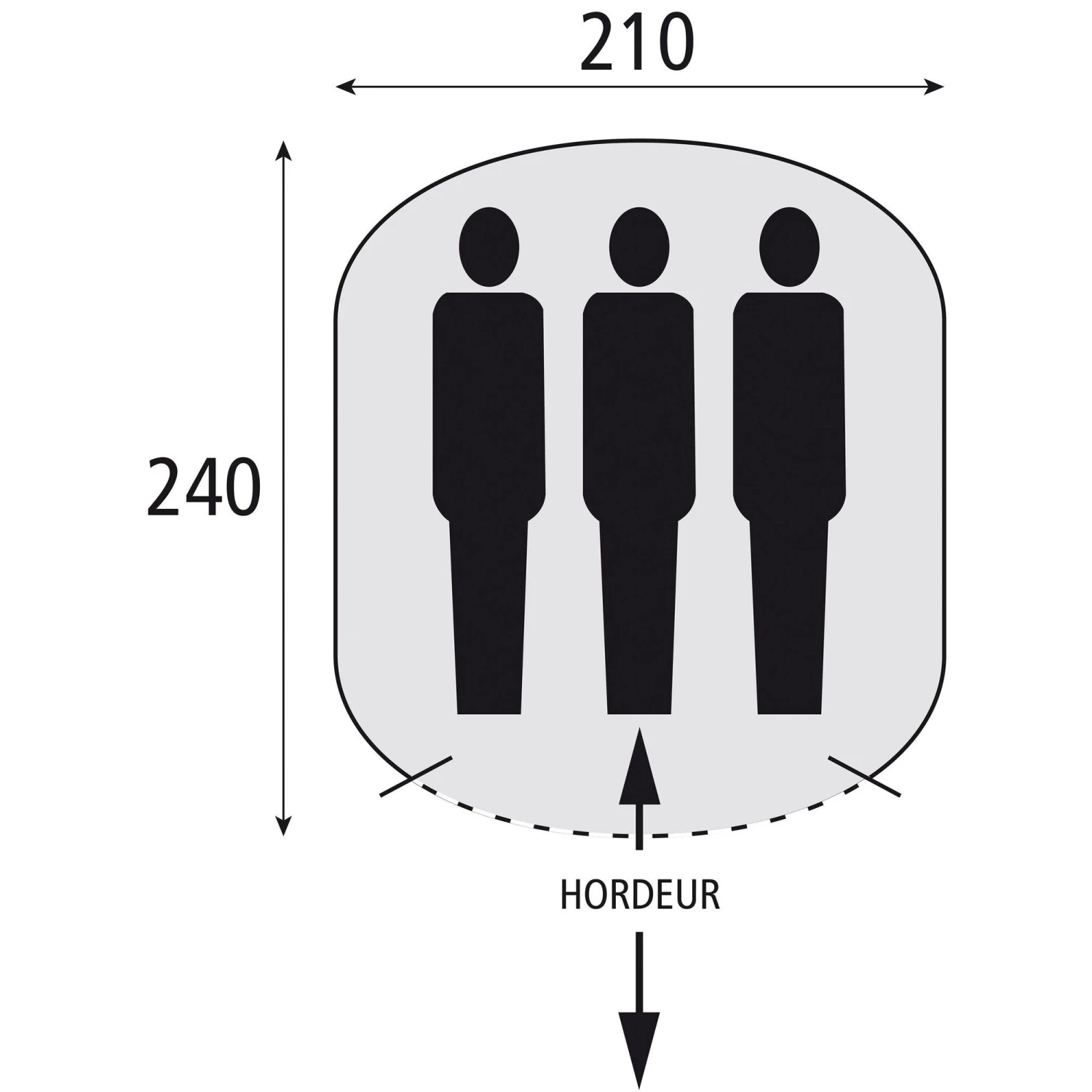 DWS Tornado 210 pop up tent DWS Tornado 210 Pop Up Tent -Buiten Kamperen Winkel 112143 200 05 1