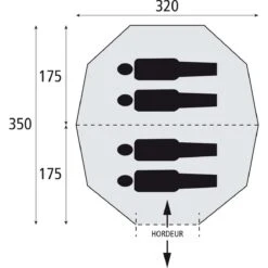 Bardani Taiga 320 RSTC Piramidetent 11 Bardani Taiga 320 RSTC Piramidetent -Buiten Kamperen Winkel 112149 180 10