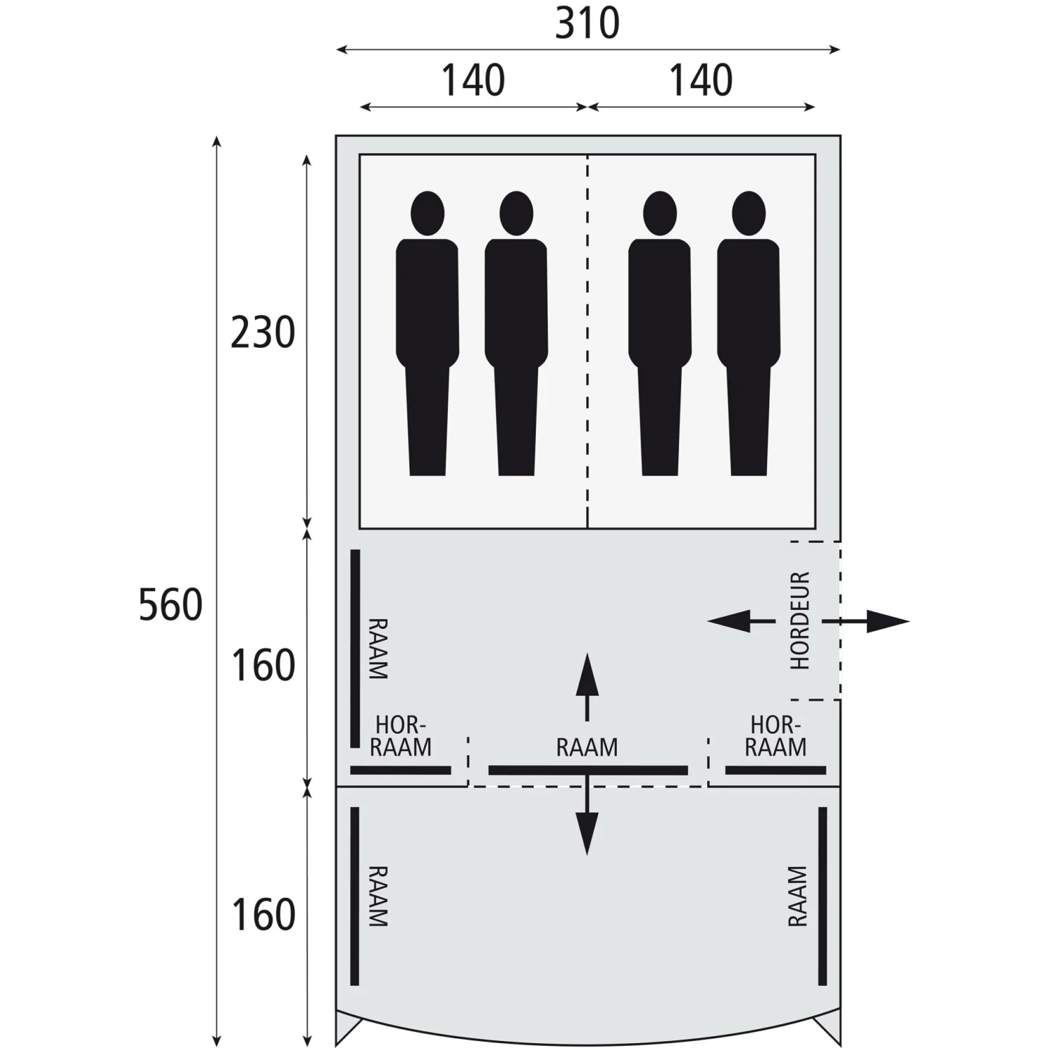Safarica Indian Hills 310 Air opblaasbare tent Safarica Indian Hills 310 Air Opblaasbare Tent -Buiten Kamperen Winkel 112182 900 06 1 scaled