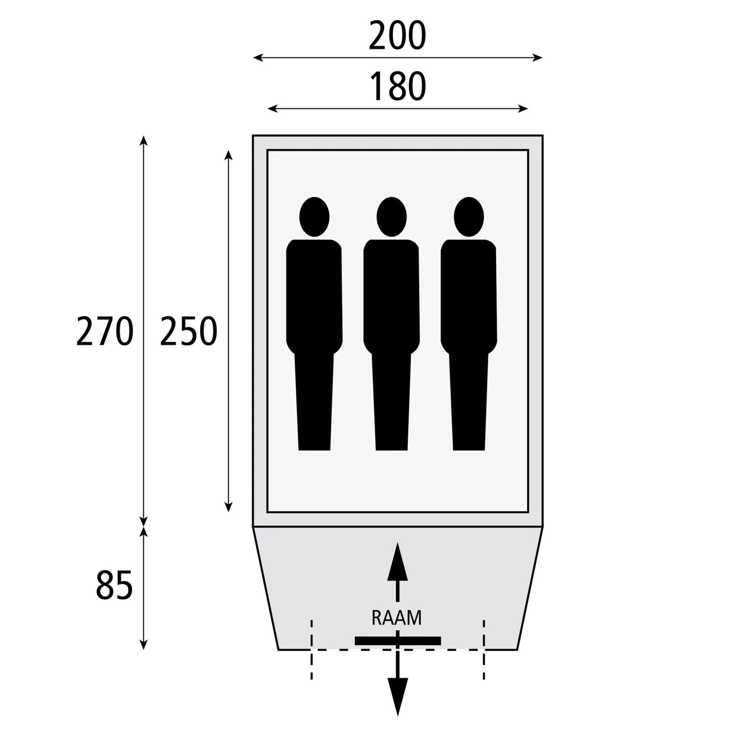 Safarica Hurricane L pop up tent Safarica Hurricane L Pop Up Tent -Buiten Kamperen Winkel 112194 900 02 2
