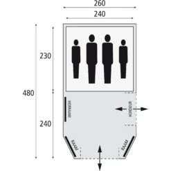 Bardani Mustang 260 RSTC Tunneltent -Buiten Kamperen Winkel 112217 180 07 1