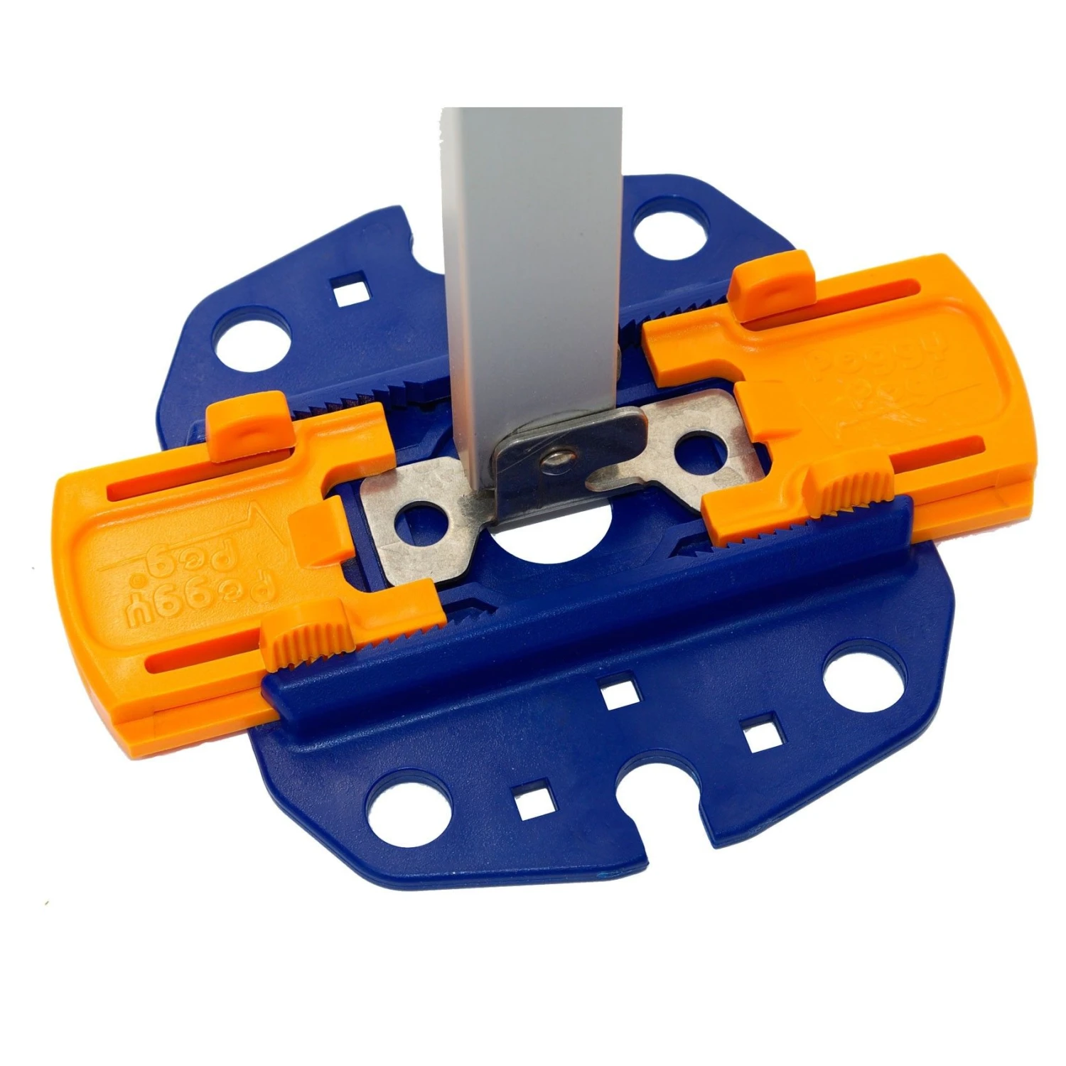 Peggy PegFix & Go ankerplaat oranje blauw Peggy PegFix & Go Ankerplaat Oranje Blauw -Buiten Kamperen Winkel 112306 200 02