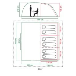 Coleman Vespucci 6 Tunneltent 4 Coleman Vespucci 6 Tunneltent -Buiten Kamperen Winkel 112320 300 03