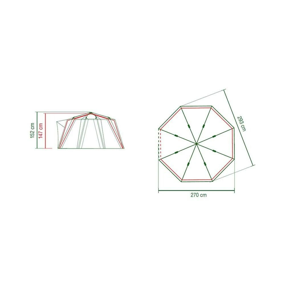 Coleman OctaGo koepeltent Coleman OctaGo Koepeltent -Buiten Kamperen Winkel 112330 200 05 1
