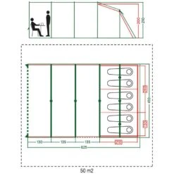 Coleman Aspen 6L Tunneltent 5 Coleman Aspen 6L Tunneltent -Buiten Kamperen Winkel 112336 200 04 1