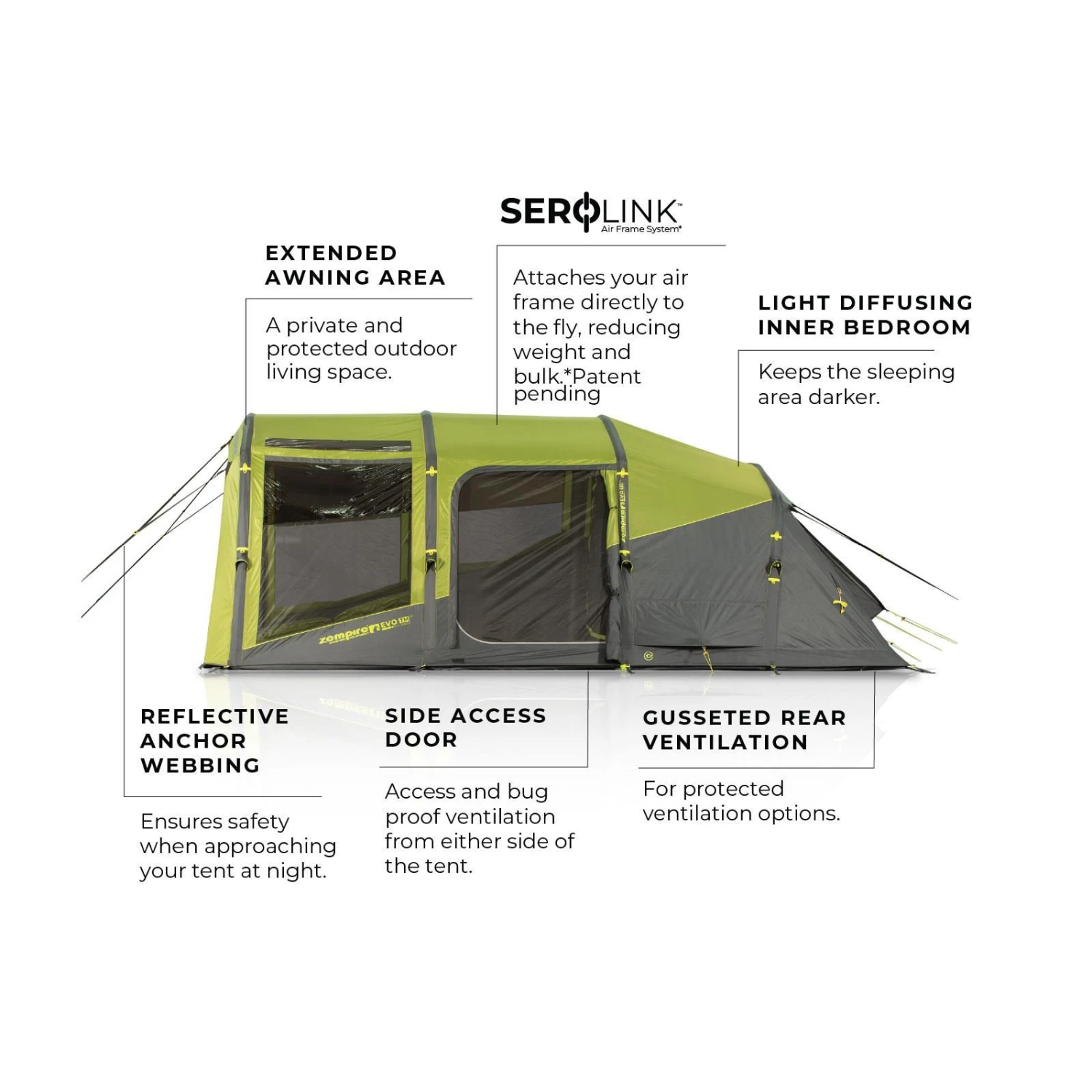 Zempire Evo TM V 2 opblaasbare tent 2022 Zempire Evo TM V 2 Opblaasbare Tent 2022 -Buiten Kamperen Winkel 112388 300 07 1