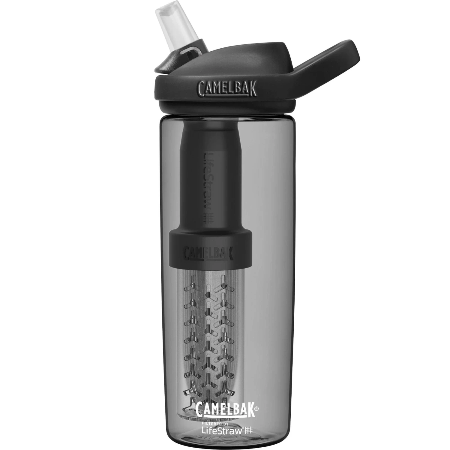 Camelbak Eddy+ drinkfles 600 ml filtered by LifeStraw charcoal Camelbak Eddy+ Drinkfles 600 Ml Filtered By LifeStraw Charcoal -Buiten Kamperen Winkel 113978 900 01