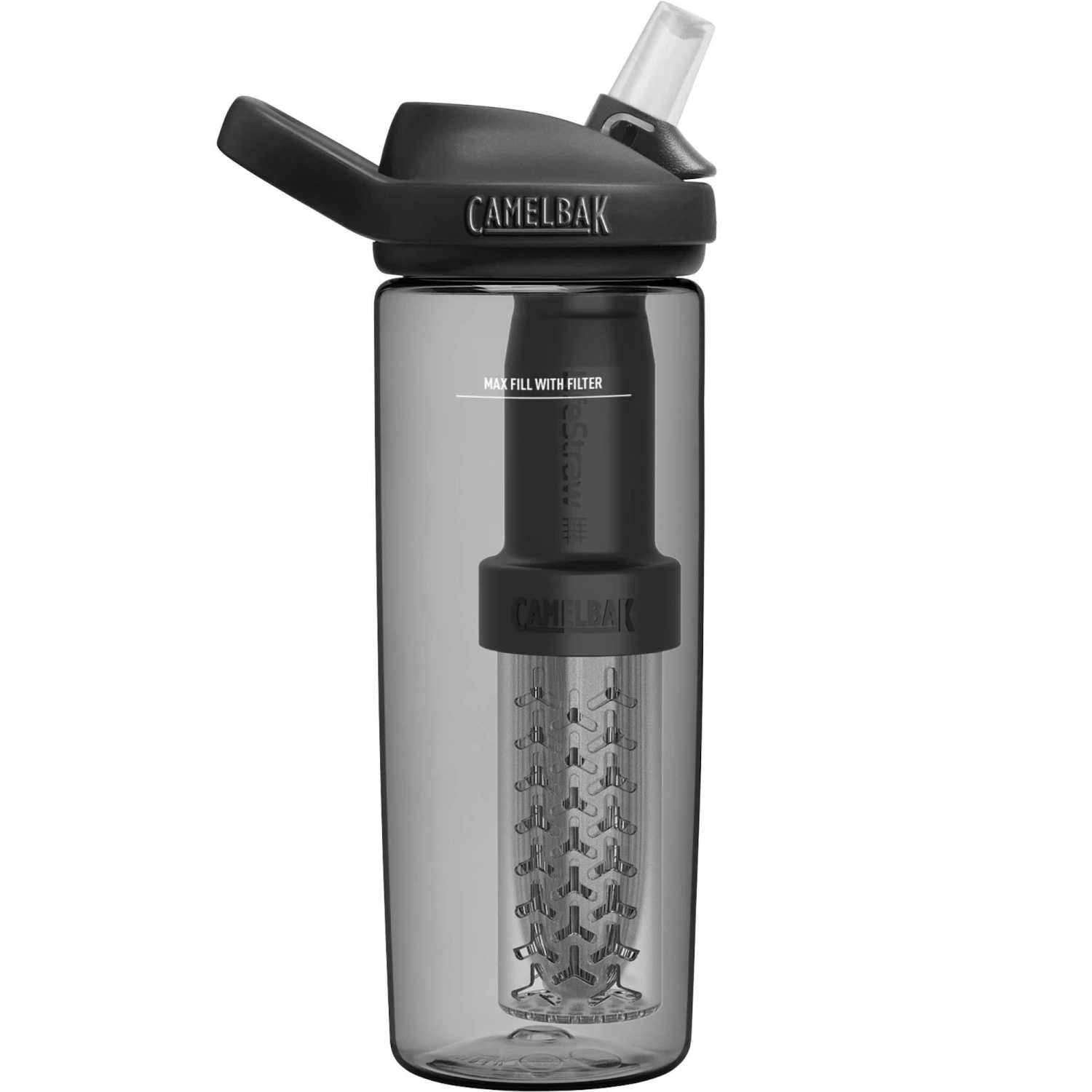 Camelbak Eddy+ drinkfles 600 ml filtered by LifeStraw charcoal Camelbak Eddy+ Drinkfles 600 Ml Filtered By LifeStraw Charcoal -Buiten Kamperen Winkel 113978 900 03