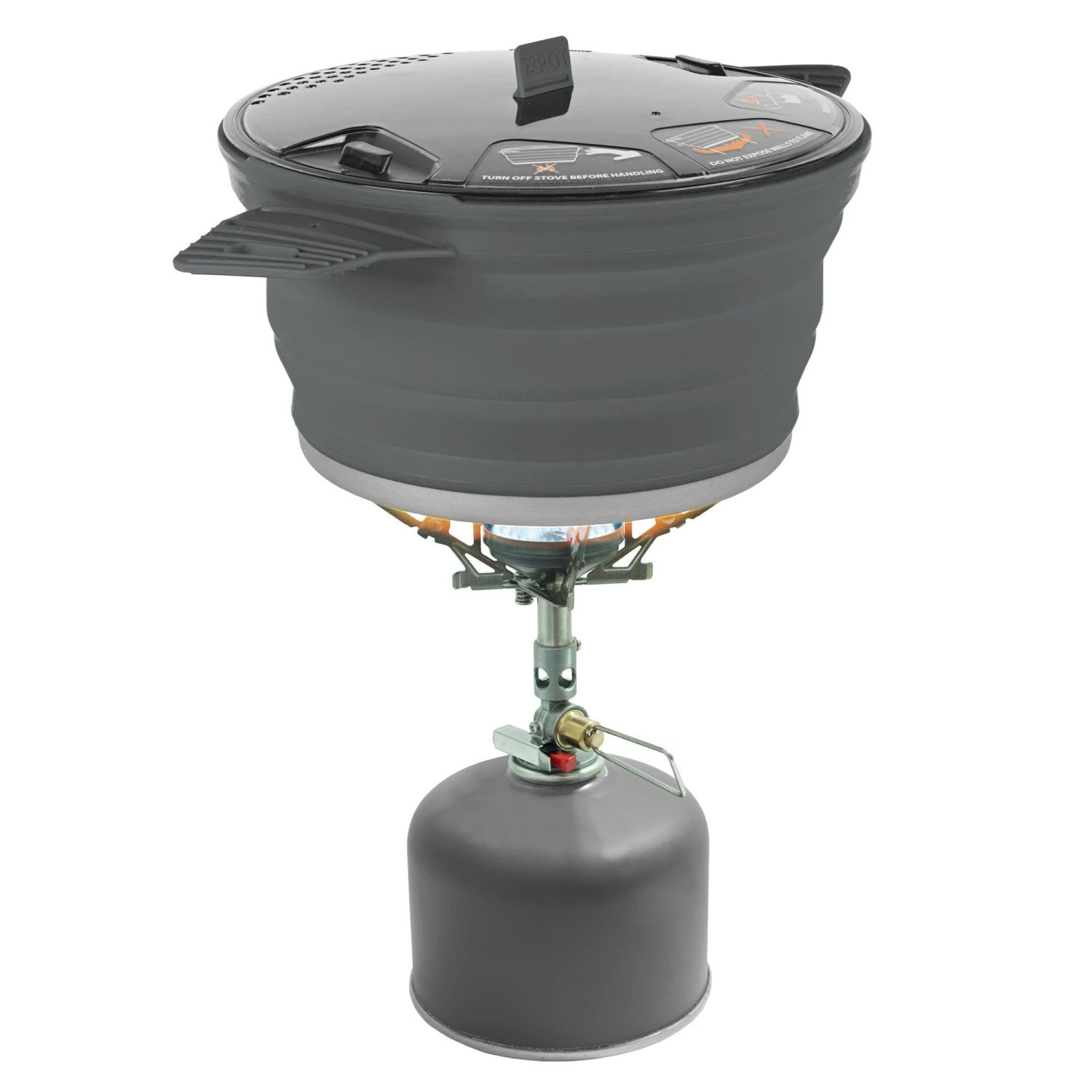 Sea To SummitX-Pot opvouwbare kookpan grey 2,8 liter Sea To SummitX-Pot Opvouwbare Kookpan Grey 2,8 Liter -Buiten Kamperen Winkel 114919 900 03