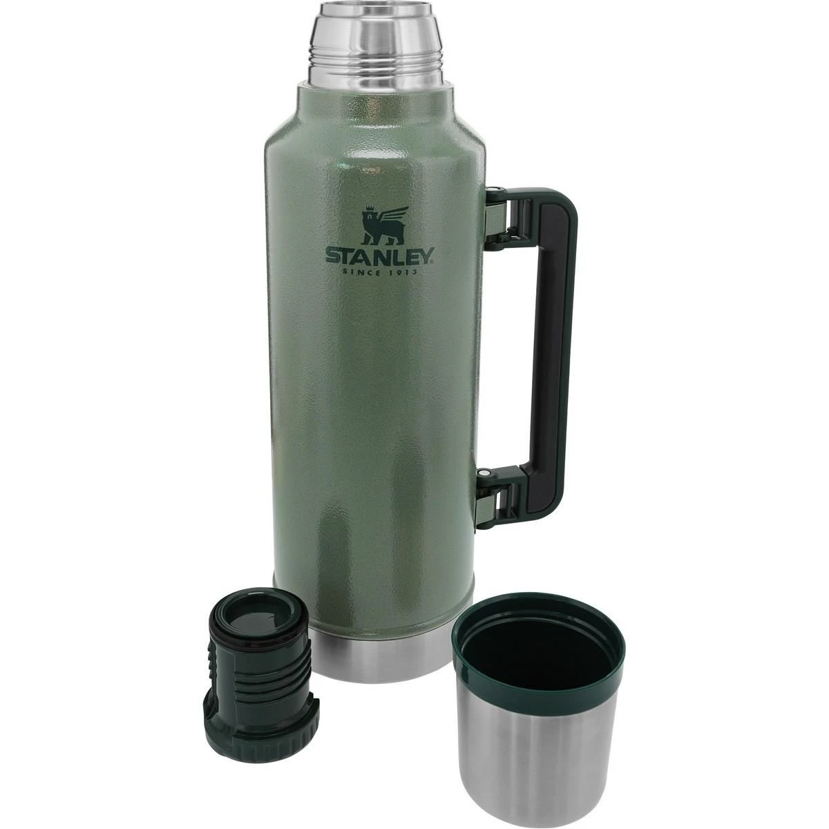 Stanley PMIClassic Vacuüm thermosfles 1,9 liter hammertonegreen Stanley PMIClassic Vacuüm Thermosfles 1,9 Liter Hammertonegreen -Buiten Kamperen Winkel 115039 300 02 1