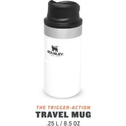 Stanley PMIClassic Trigger-Action Thermosbeker 250 Ml Polar -Buiten Kamperen Winkel 115052 100 02