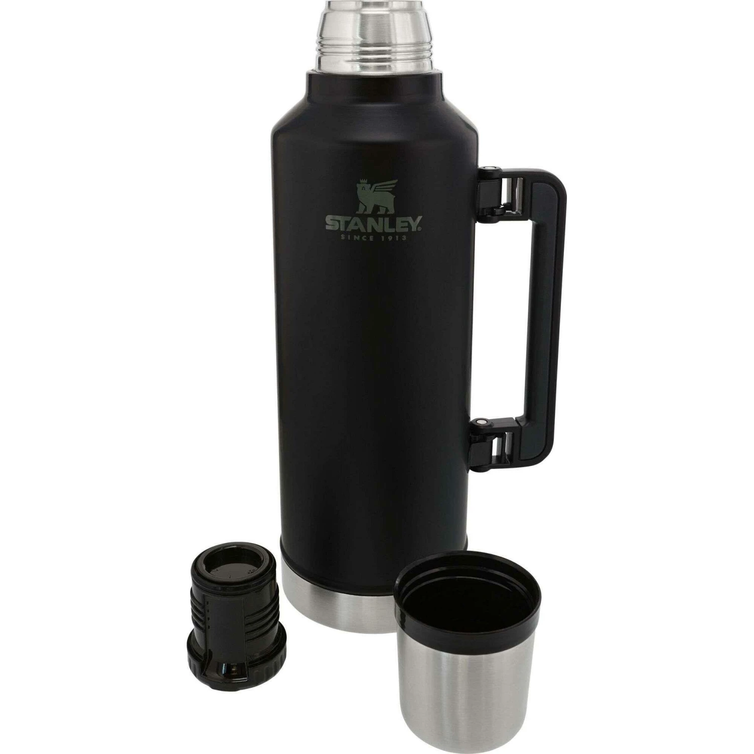 Stanley PMIThe Legendary Classic thermosfles 2,3 liter matte black Stanley PMIThe Legendary Classic Thermosfles 2,3 Liter Matte Black -Buiten Kamperen Winkel 115074 990 03