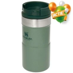 Stanley PMIThe NeverLeak Travel Thermosbeker 250 Mlhammertone Green