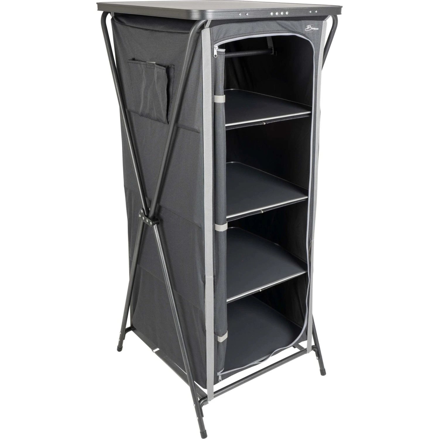 Bardani Ripiani X4 campingkast graphite grey Bardani Ripiani X4 Campingkast Graphite Grey -Buiten Kamperen Winkel 116106 900 01 1