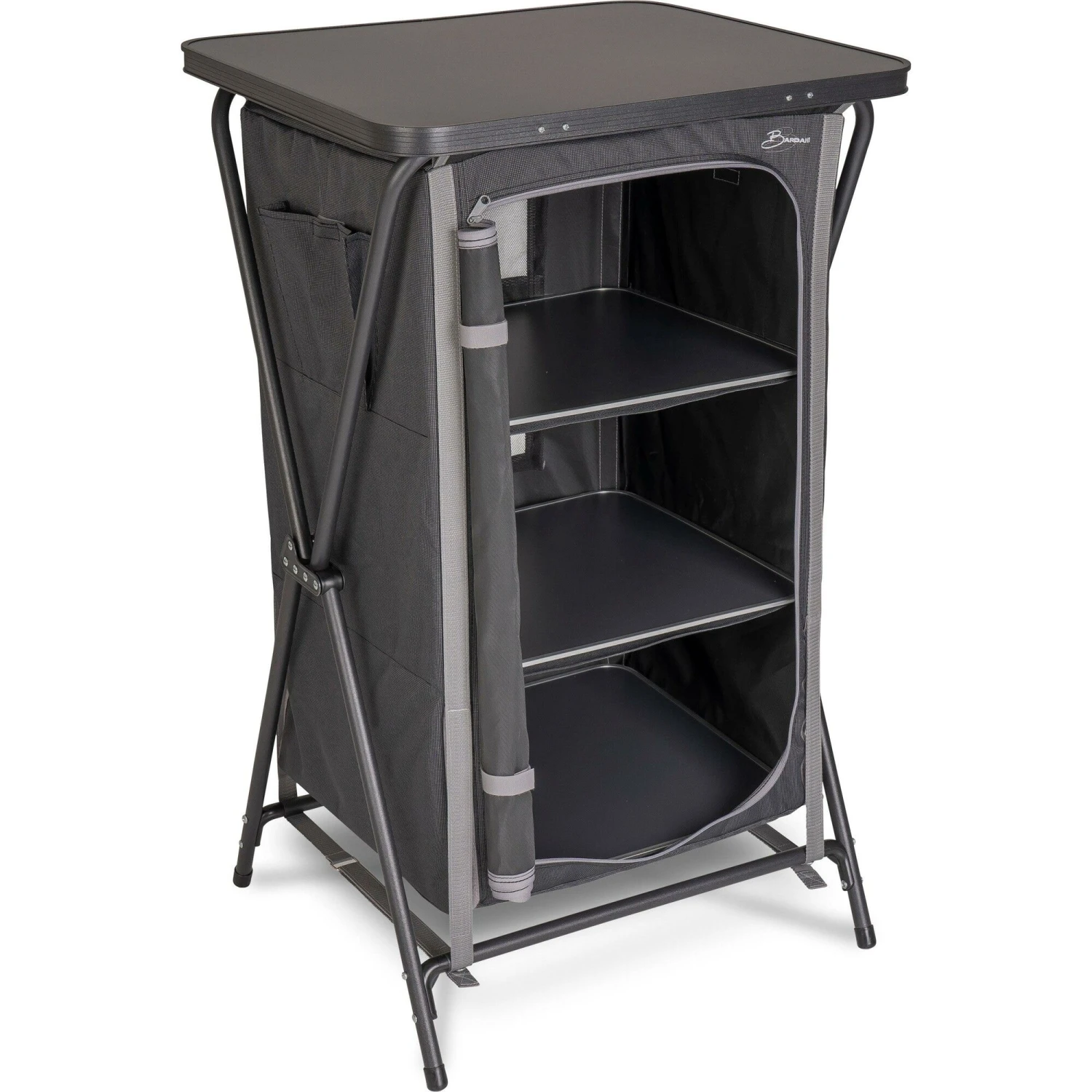 Bardani Ripiani X3 campingkast graphite grey Bardani Ripiani X3 Campingkast Graphite Grey -Buiten Kamperen Winkel 116109 900 01 1