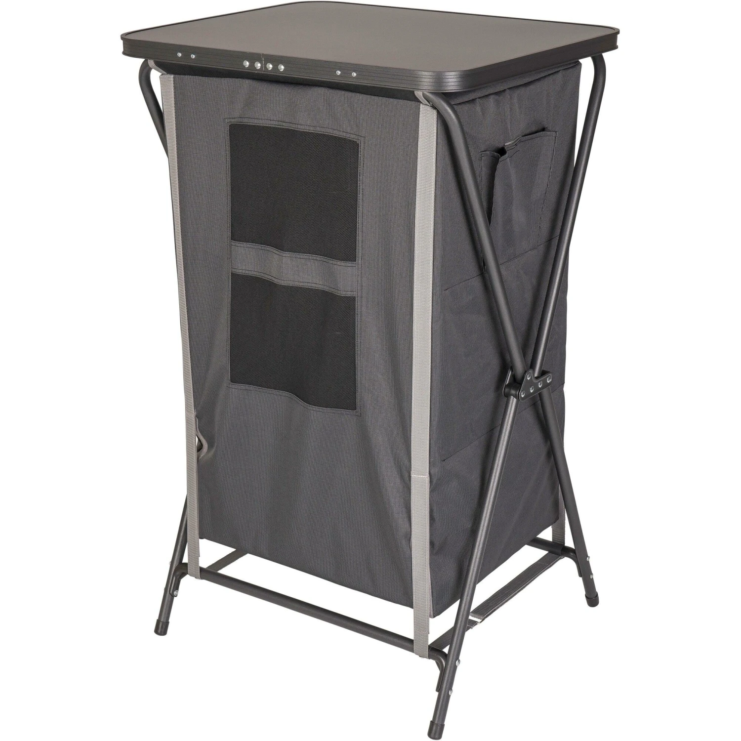 Bardani Ripiani X3 campingkast graphite grey Bardani Ripiani X3 Campingkast Graphite Grey -Buiten Kamperen Winkel 116109 900 03