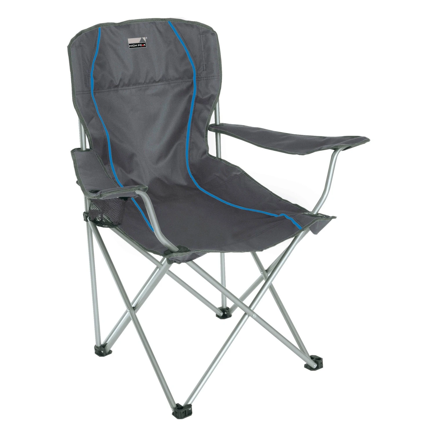 High PeakSalou vouwstoel dark grey High PeakSalou Vouwstoel Dark Grey -Buiten Kamperen Winkel 116135 900 01 2