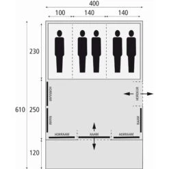 Bardani Spitfire 400 XL RSTC Tunneltent 8 Bardani Spitfire 400 XL RSTC Tunneltent -Buiten Kamperen Winkel 125583 000 07
