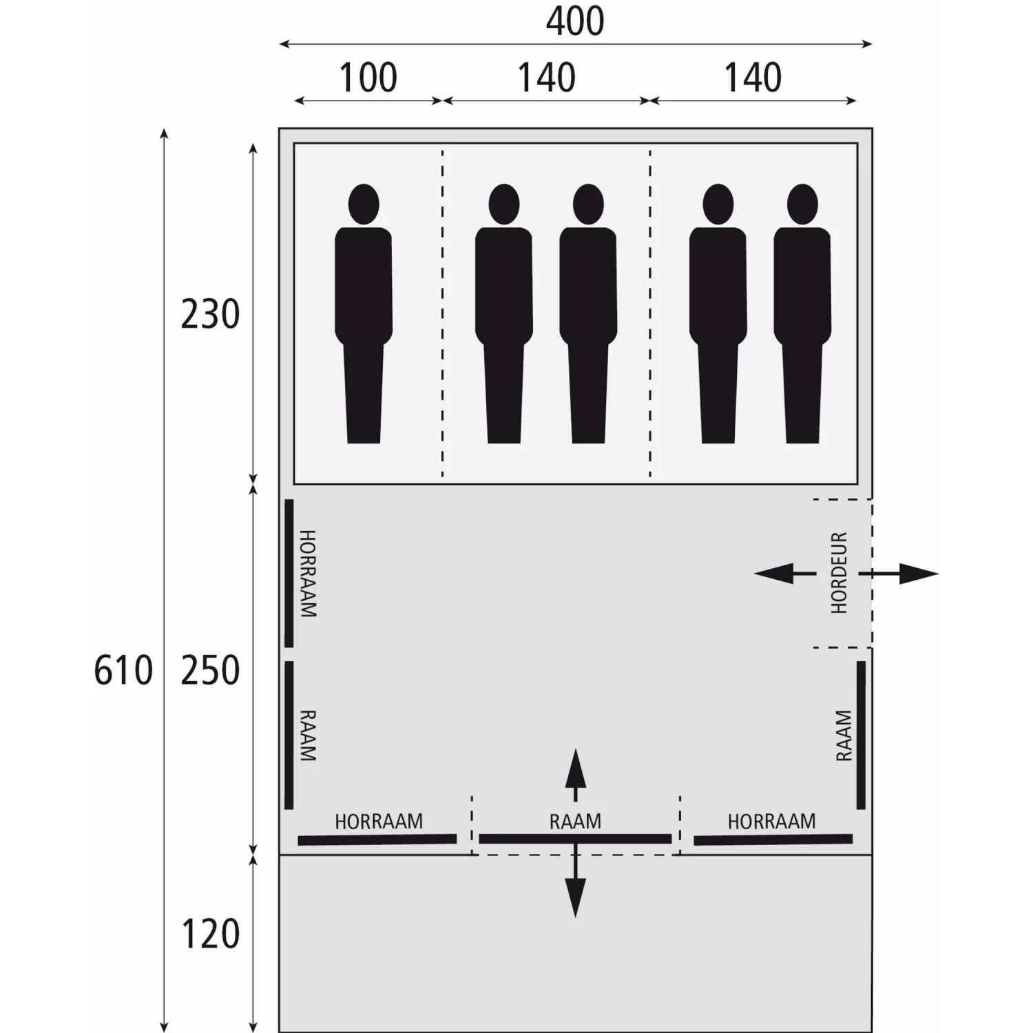 Bardani Spitfire 400 XL RSTC tunneltent Bardani Spitfire 400 XL RSTC Tunneltent -Buiten Kamperen Winkel 125583 000 07 scaled
