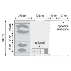 Cabanon Monaco Deluxe Vouwwagen 2023 15 Cabanon Monaco Deluxe Vouwwagen 2023 -Buiten Kamperen Winkel 132330 180 14