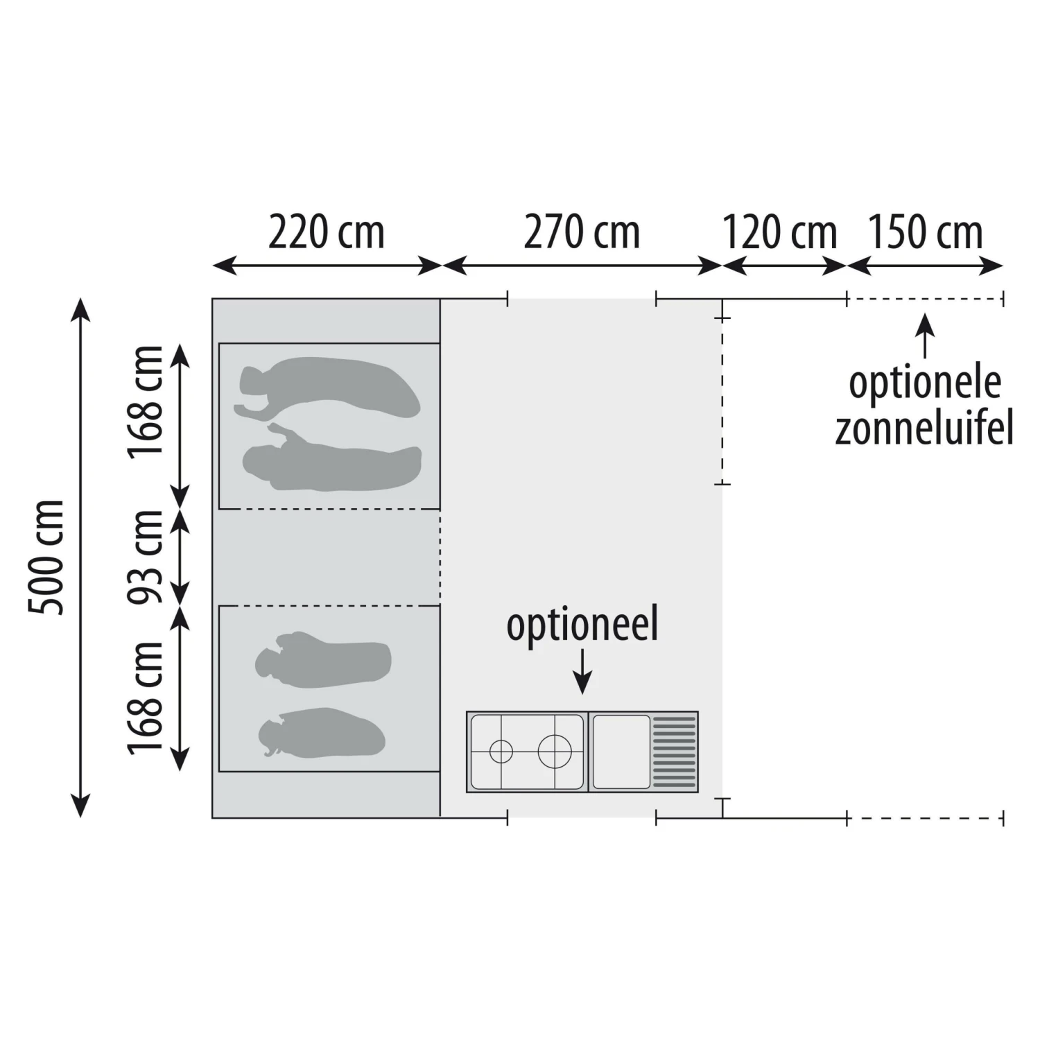 Cabanon Monaco Deluxe vouwwagen 2023 Cabanon Monaco Deluxe Vouwwagen 2023 -Buiten Kamperen Winkel 132330 180 14 scaled