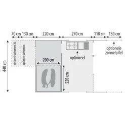 Cabanon Malawi 2.0 Royale Basic Vouwwagen 2023 -Buiten Kamperen Winkel 132335 000 10