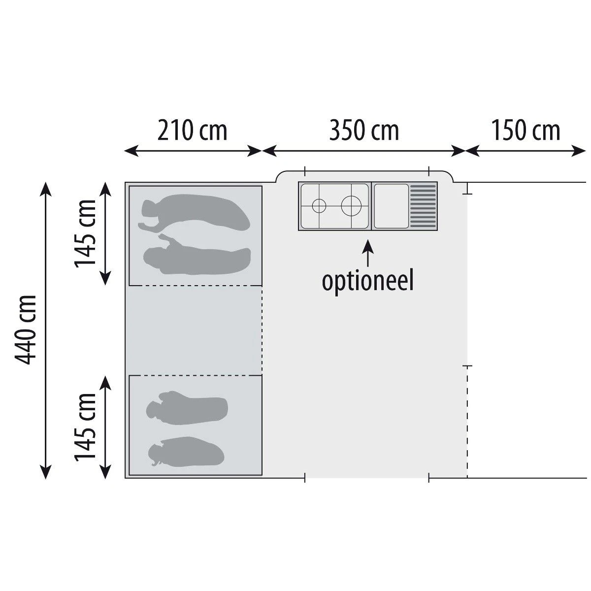 Cabanon Mercury Comfort vouwwagen 2023 Cabanon Mercury Comfort Vouwwagen 2023 -Buiten Kamperen Winkel 132337 000 18