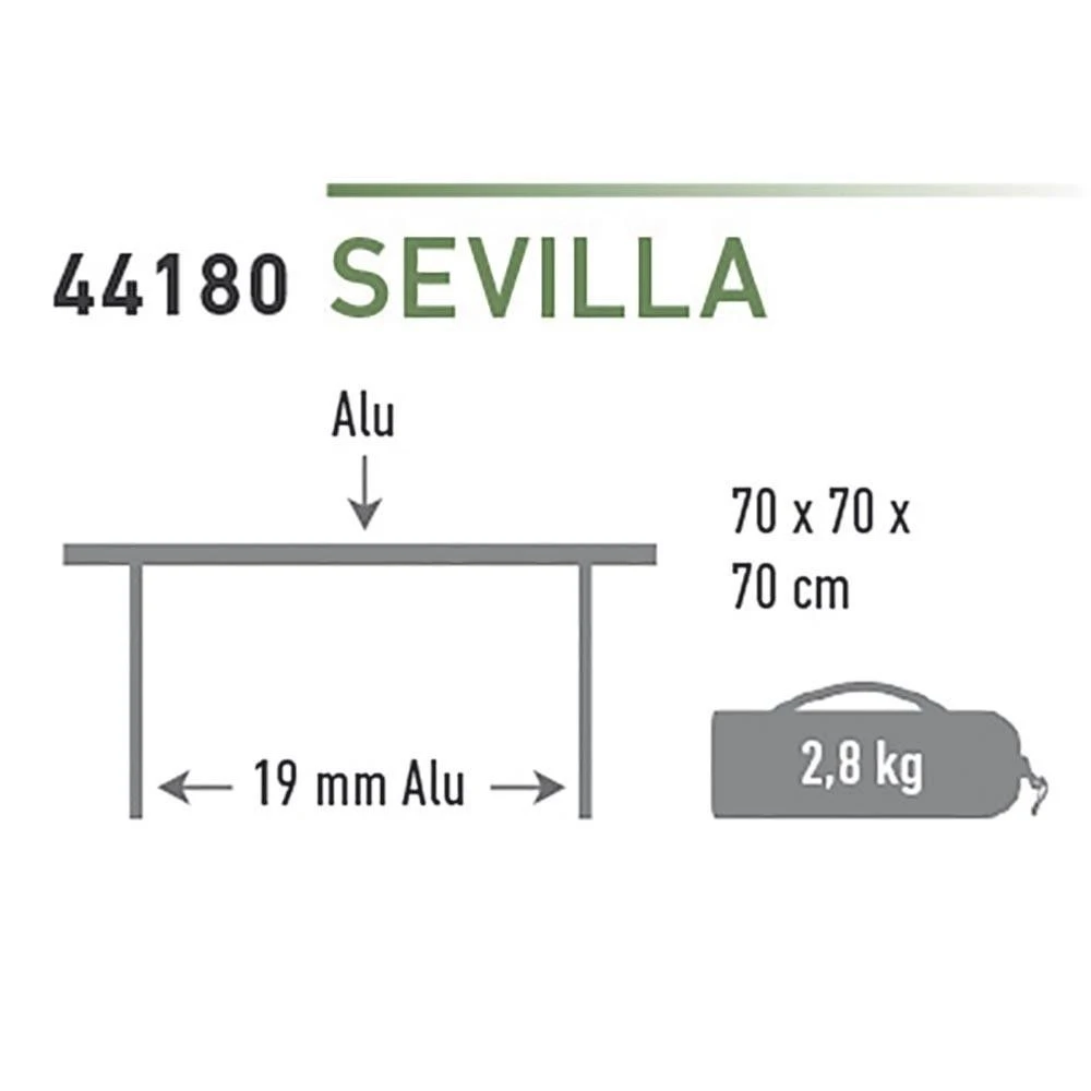 High PeakSevilla campingtafel High PeakSevilla Campingtafel -Buiten Kamperen Winkel 135225 950 02