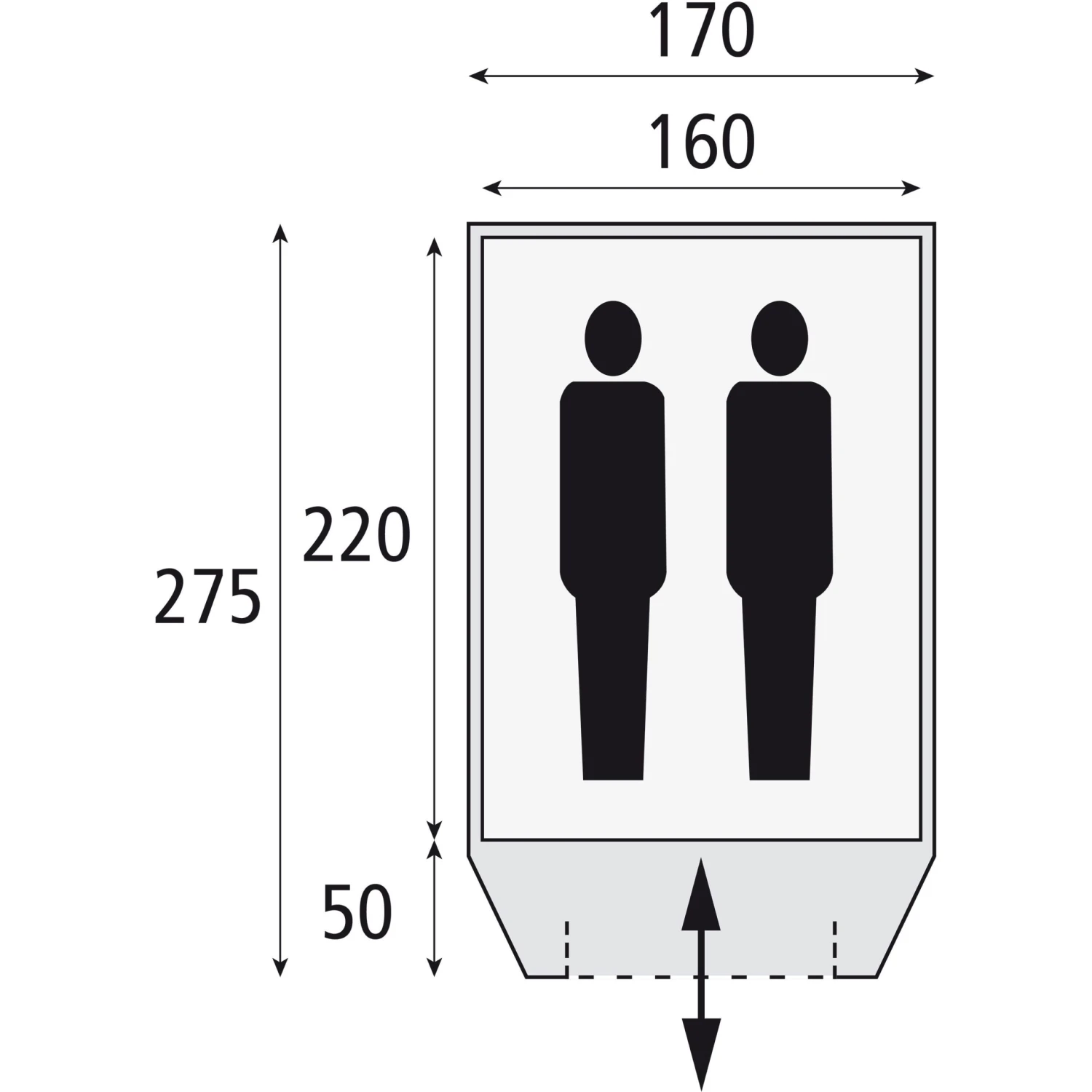 Safarica Dakar 170 koepeltent Safarica Dakar 170 Koepeltent -Buiten Kamperen Winkel 139682 900 02 scaled