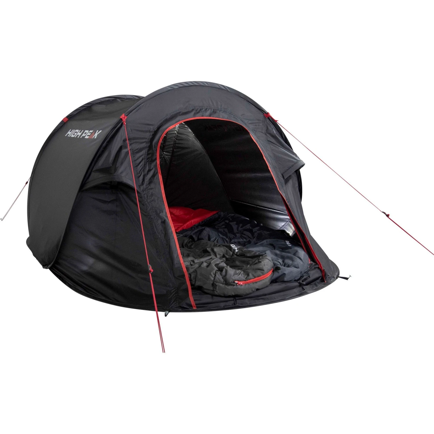 High PeakVision 3 pop up tent black High PeakVision 3 Pop Up Tent Black -Buiten Kamperen Winkel 139714 990 05