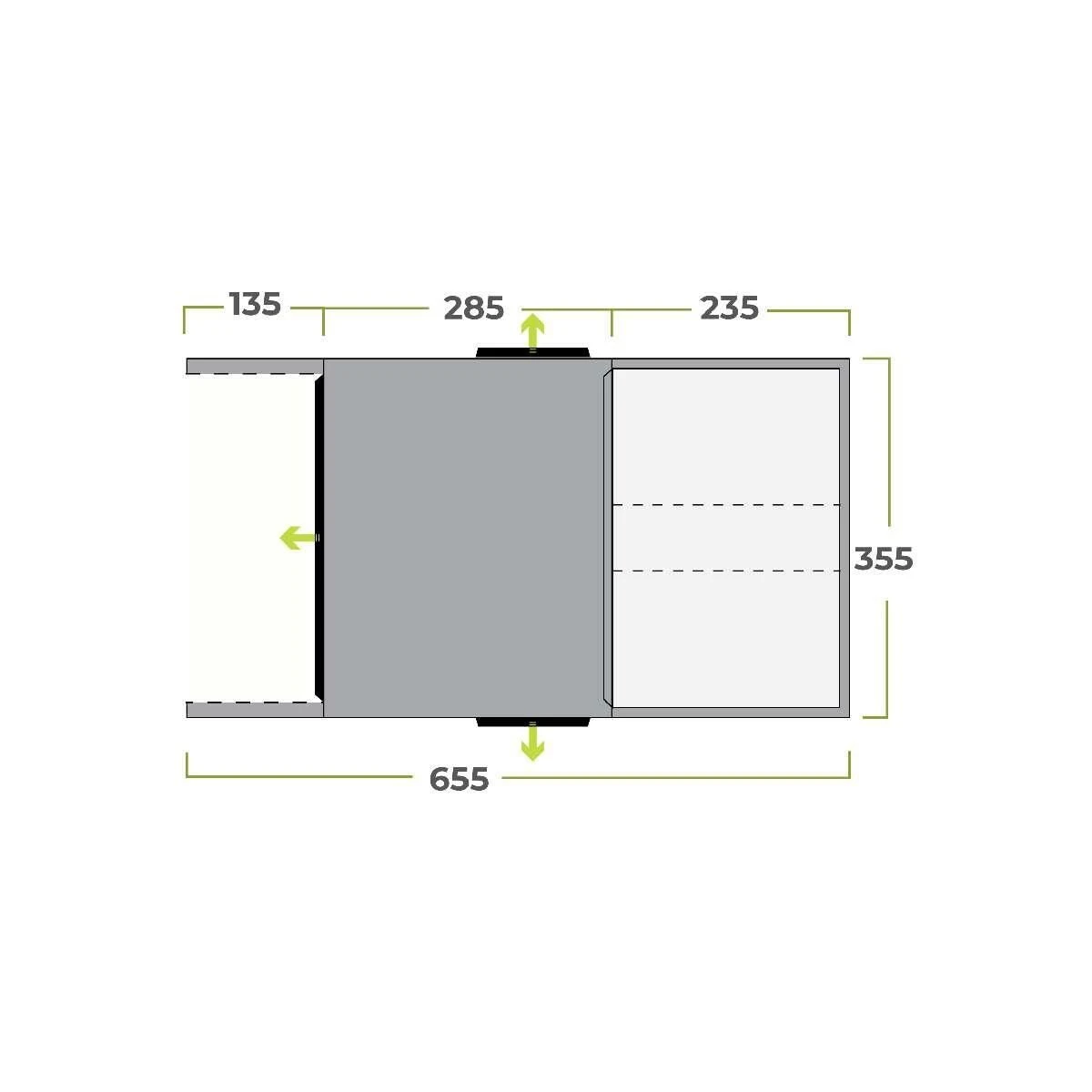 Zempire Evo TL Air opblaasbare tent 2022 Zempire Evo TL Air Opblaasbare Tent 2022 -Buiten Kamperen Winkel 139768 300 07