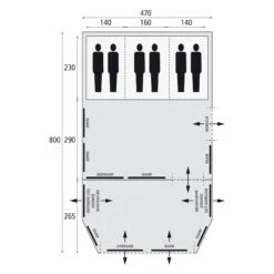 Bardani Royal Prestige 470 Air RSC Opblaasbare Tent 2023 11 Bardani Royal Prestige 470 Air RSC Opblaasbare Tent 2023 -Buiten Kamperen Winkel 139909 000 10