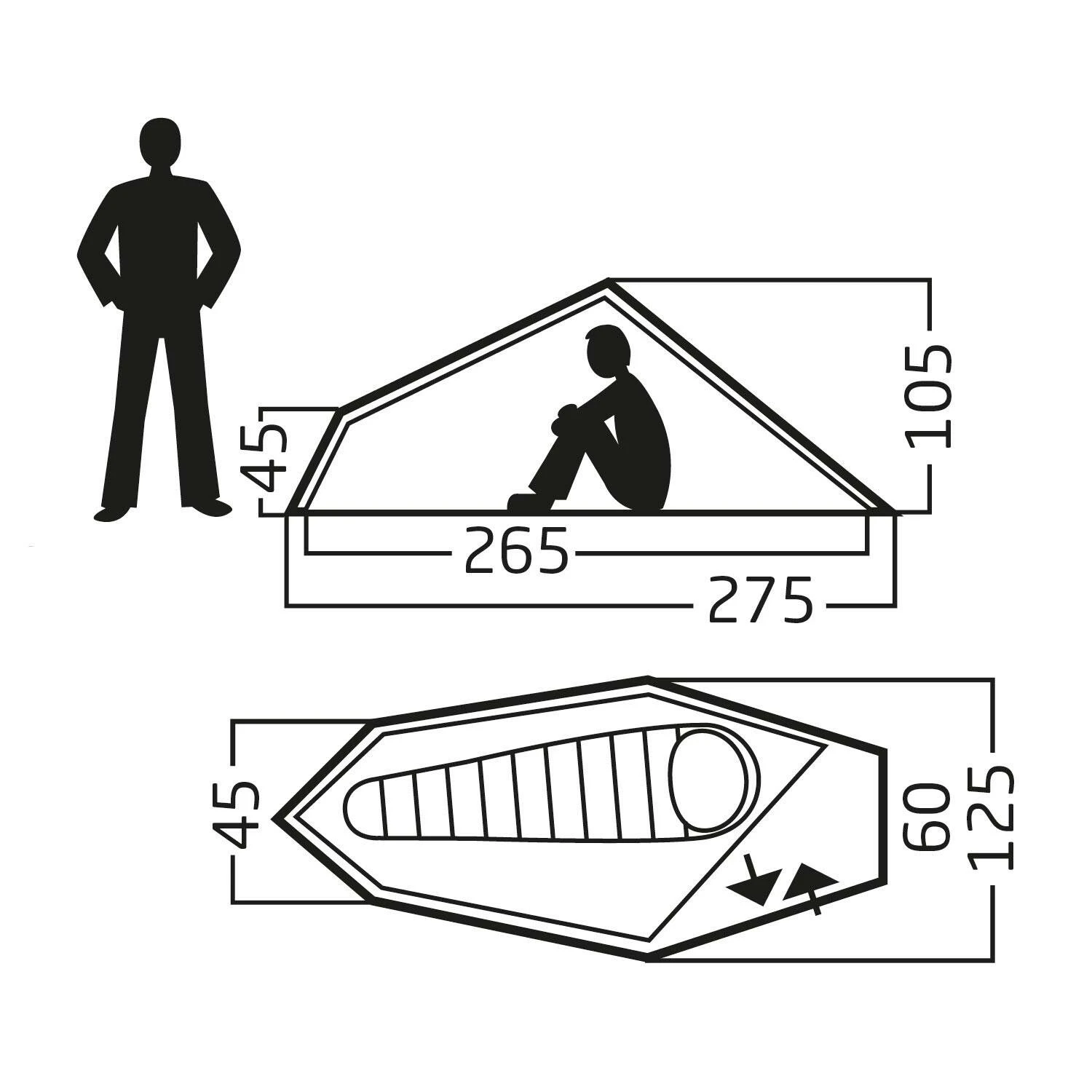 Nordisk Svalbard 1 PU lichtgewicht tunneltent Nordisk Svalbard 1 PU Lichtgewicht Tunneltent -Buiten Kamperen Winkel 142179 300 09