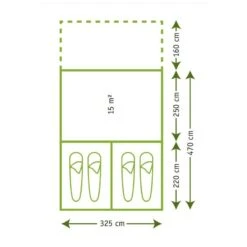 Karsten Lacerta Tunneltent -Buiten Kamperen Winkel 152123 000 12